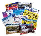 cartes de visites publicitaires personnalisables